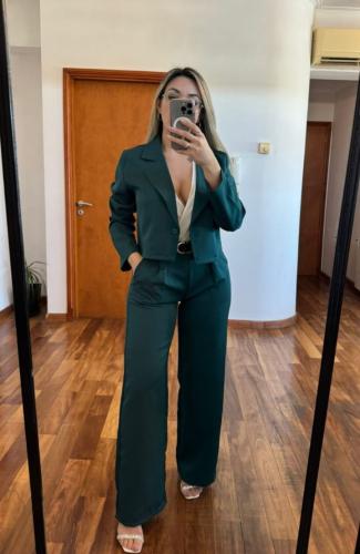 Conjunto Sastrero Blazer Corto