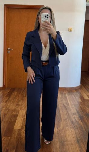 Conjunto Sastrero Blazer Corto - Miniatura 4