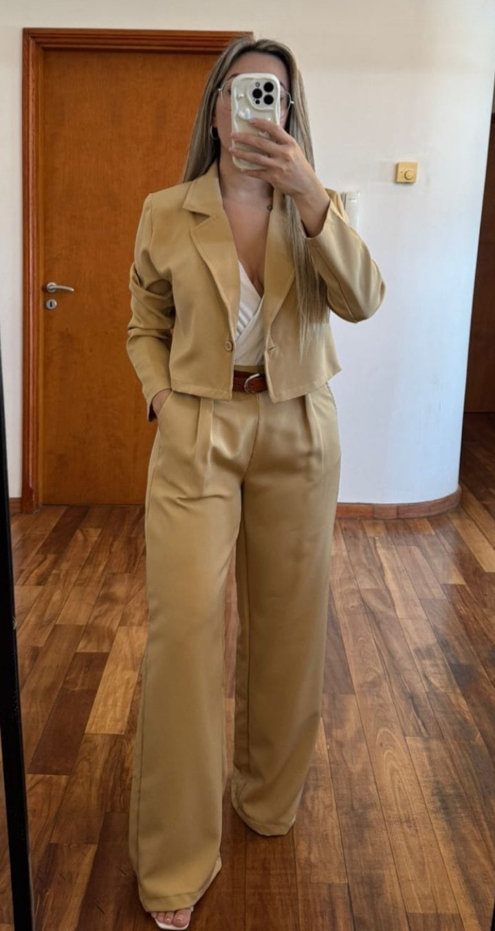 Conjunto Sastrero Blazer Corto - Imagen 5