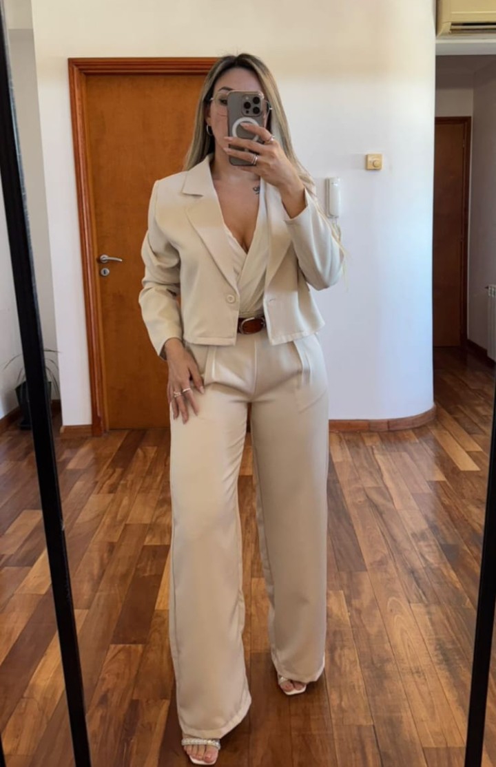 Conjunto Sastrero Blazer Corto - Imagen 9