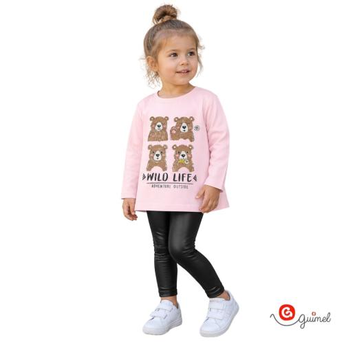 13049 Remera Beba Ml Osos Wild