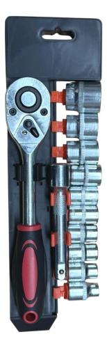 Kit de Herramientas Bocallaves Encastre 1/2 Dinax Cvr 12pcs