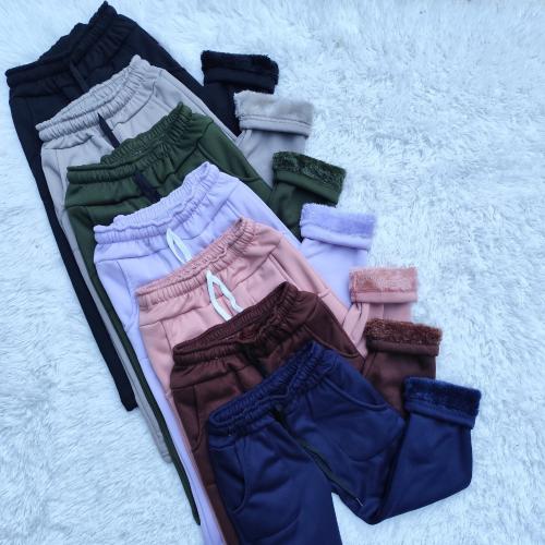 Pantalón Jersey con Piel Niño