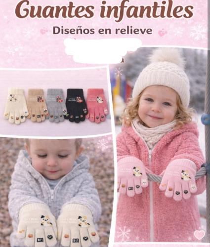 Guantes Infantiles Diseños C/relieve