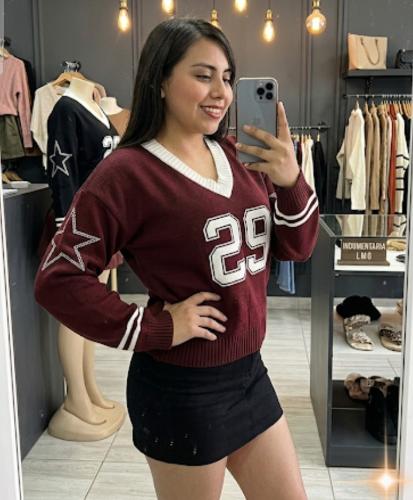 Sweater Universitario con Numero