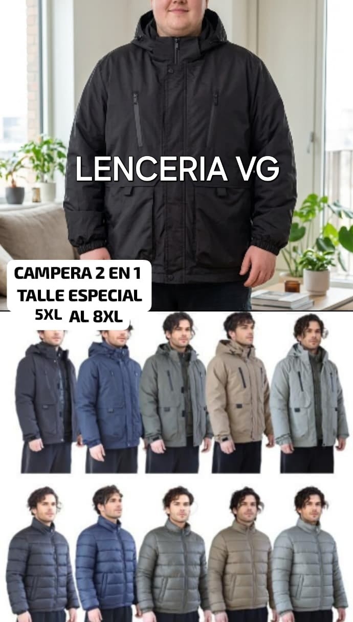 Camperas 2 en 1 Plus Size - Imagen 2