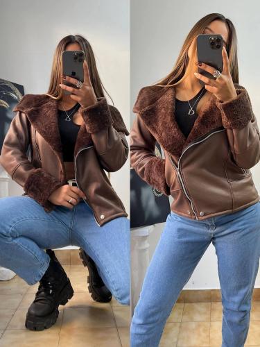 Campera Eco Cuero Importado - Miniatura 6
