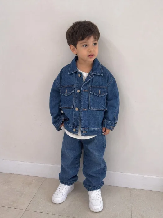 Campera  Jeans Oversize de Niño