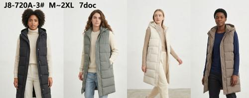 Chaleco Puffer Largo Hhp Talle M al 3xl