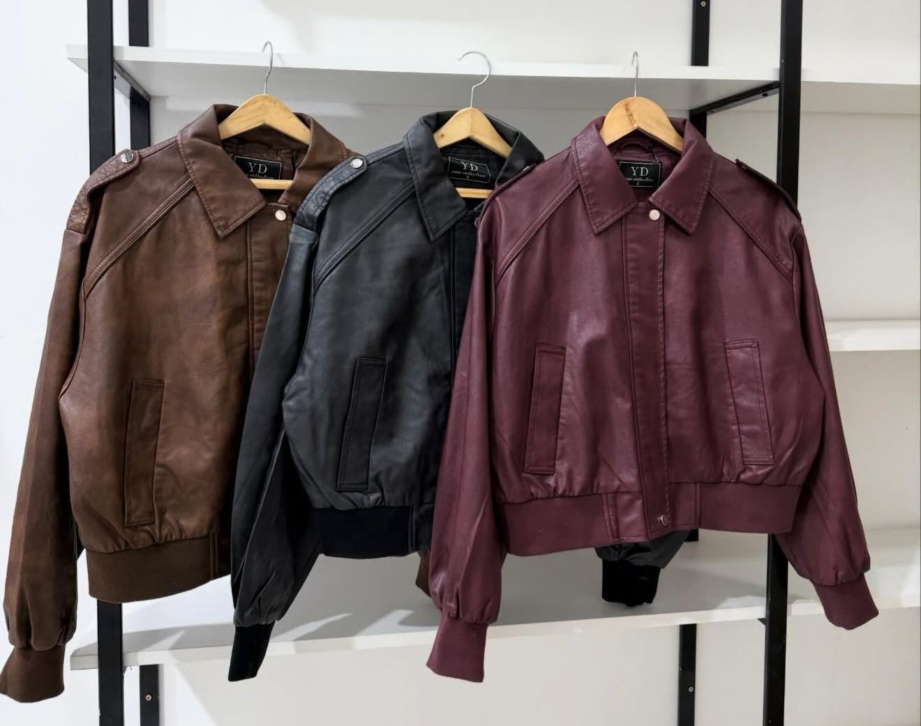 Cuero Bomber Desgastado Yd Cod:ff59553 - Imagen 2