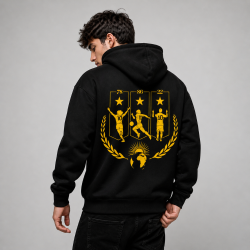 Buzo Oversize Rustico"legado 10" Argentina Adulto