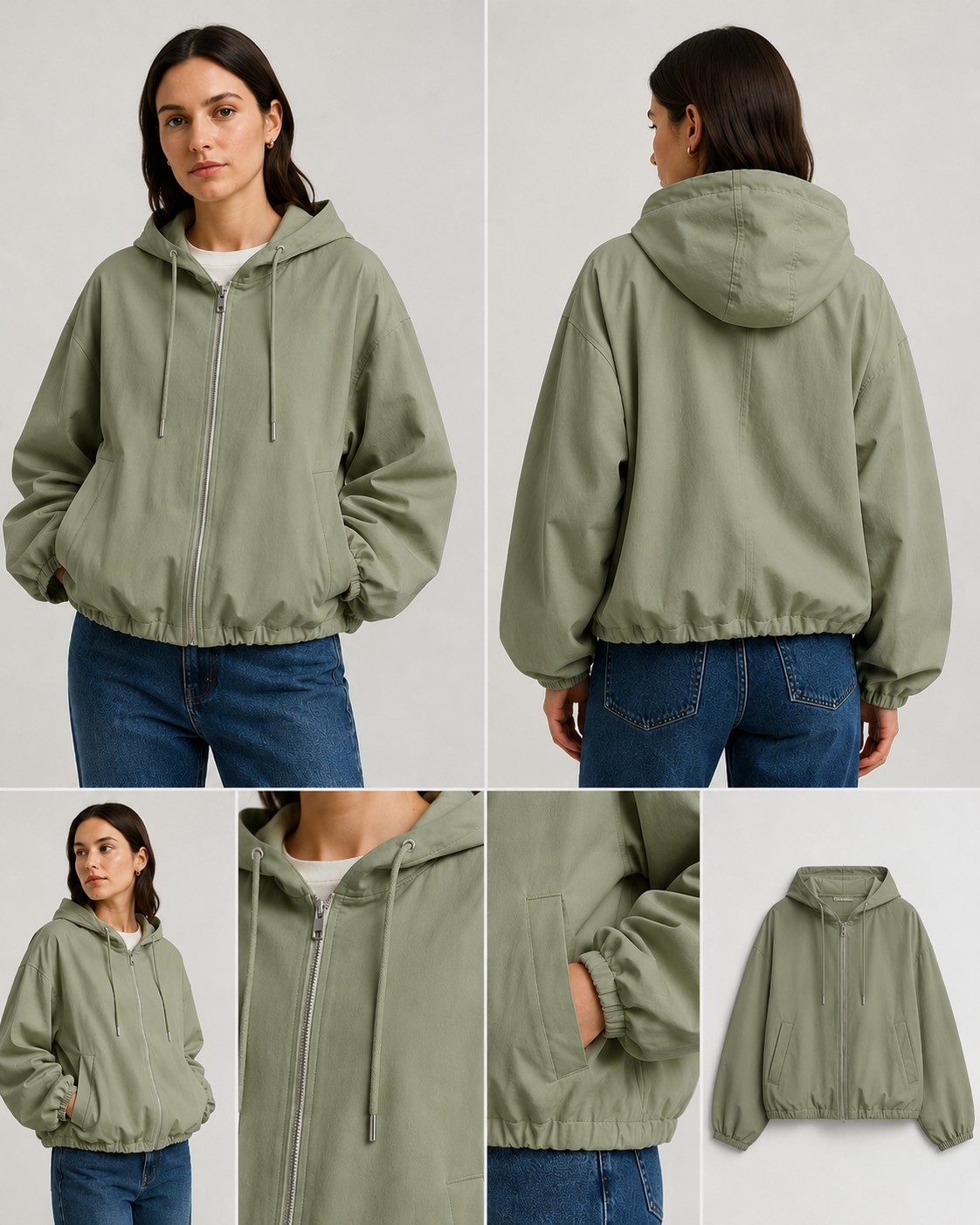 Campera Boxi Fit Gamuza - Imagen 3