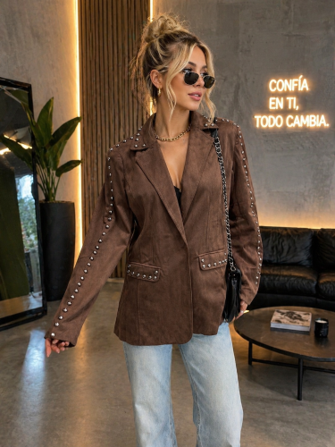 Blazer Gamuza con Tachas Palermo - Miniatura 3
