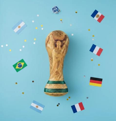 Peluche Almohadón Copa del Mundo 35cm - Miniatura 4
