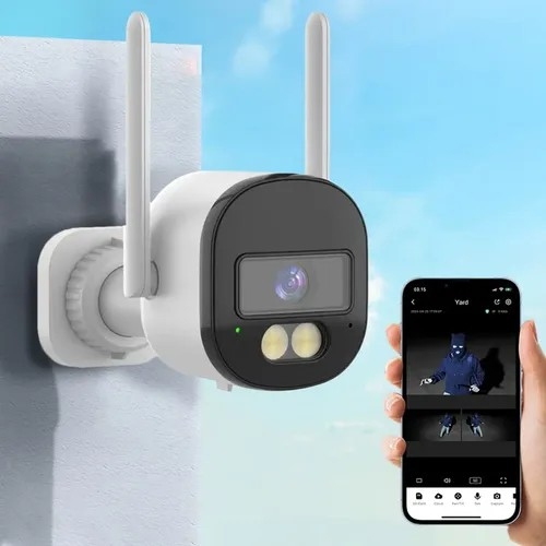Cámara Exterior Tuya 4mp 2.4ghz 5g Wifi Bidire Impermeable - Imagen 2
