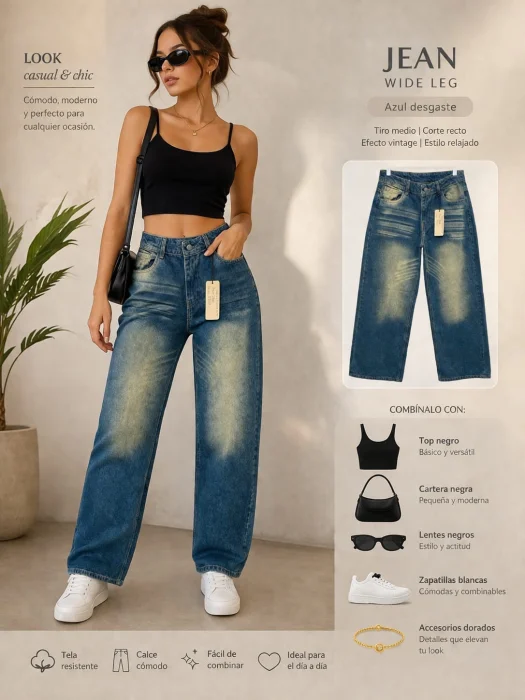 Pant Wide Leg Art  Vierlen