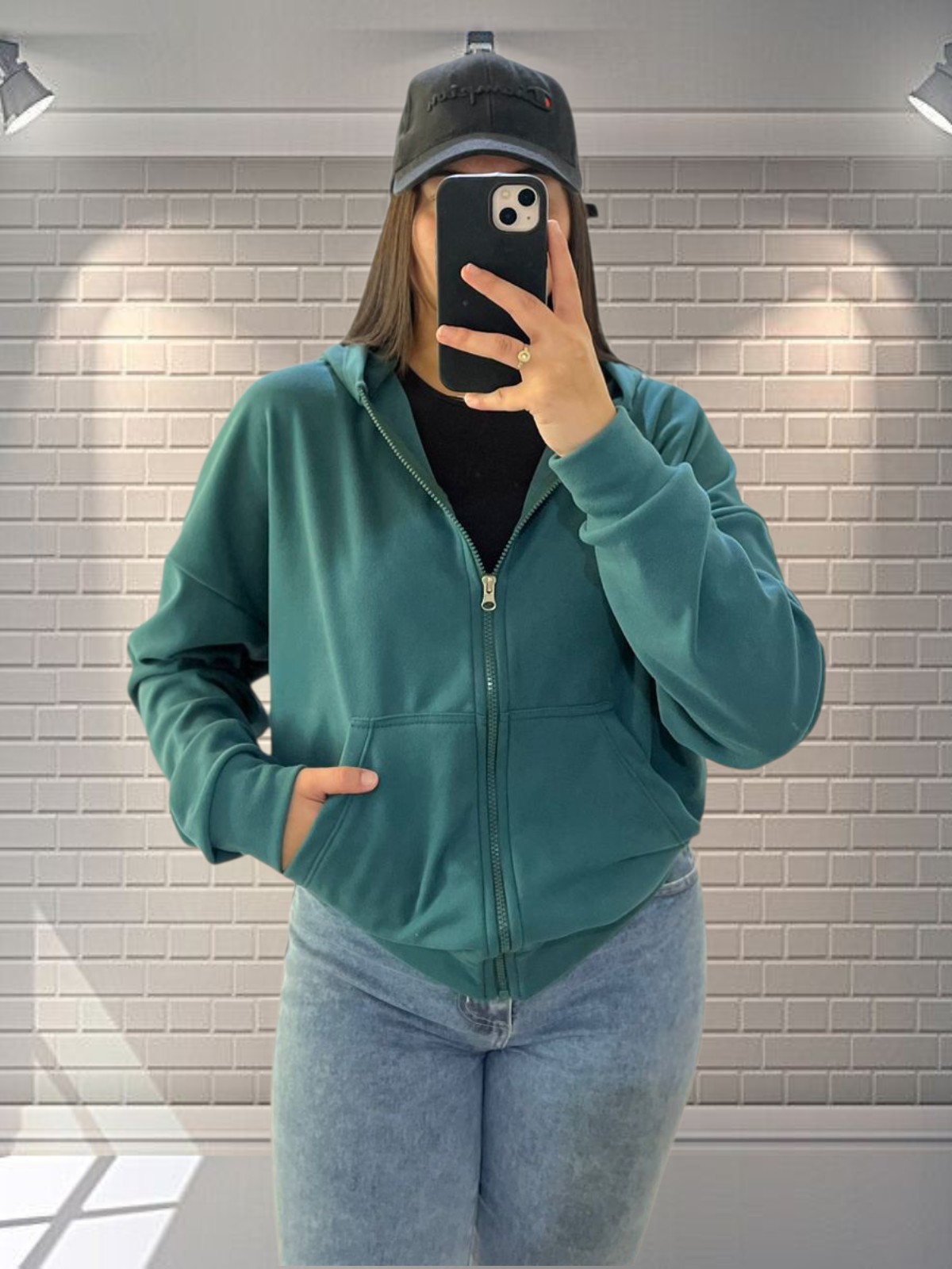Campera Boxy de Darlon Liso - Imagen 3