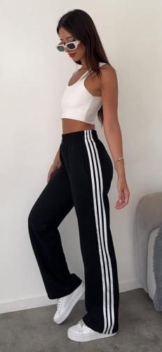 Pantalón Palazo con 3 Tiras - Miniatura 2
