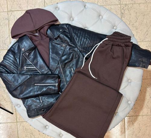 Campera Cuero Hombre de - Miniatura 2