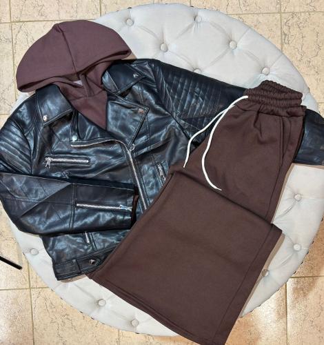 Campera Cuero Hombre de - Miniatura 5