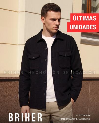 Camisaco de Hombre Paño Espigado