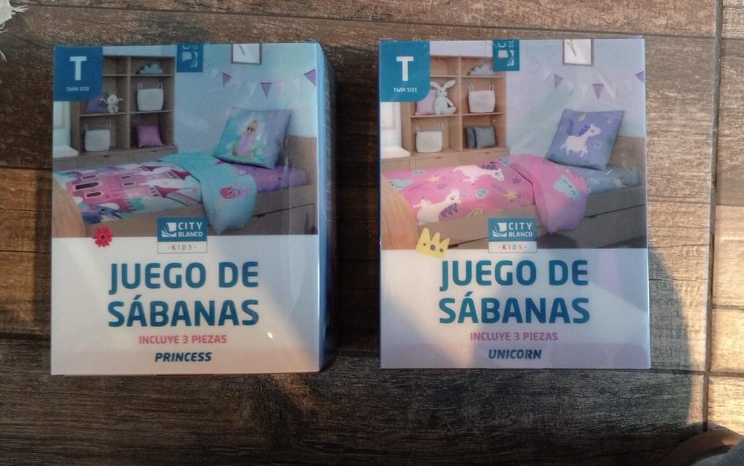Sabanas Infantil 
importados 
marca City 
twin - Imagen 2
