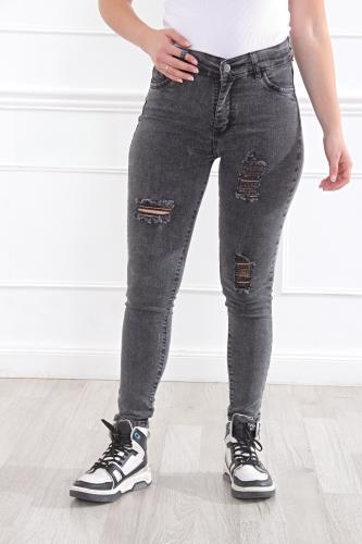 Pantalón Gris Nevado con Rotura Elastizado - Miniatura 6