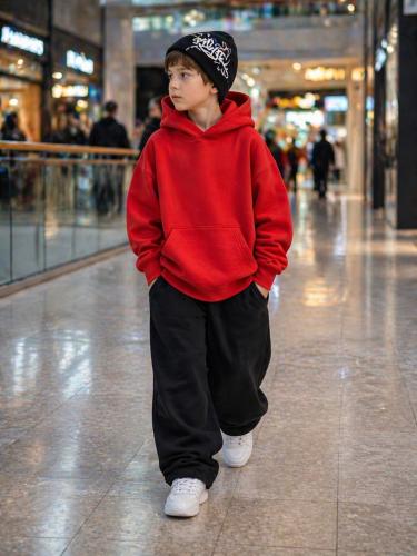 Conjuntos Buzo Oversize y Pantalón Baggi con Regulador en Friza Semipeinada de Niños - Miniatura 2