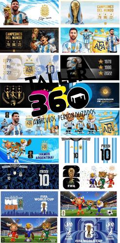 Tazas Polímero Mundial Argentina - Miniatura 3