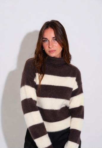 Polera  Rayada  Angora