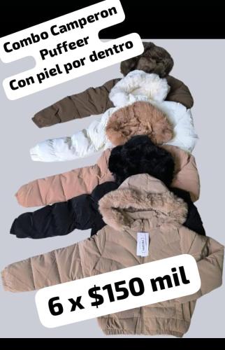 Combo Camperon Puffeer Impermeable con Piel por Dentro