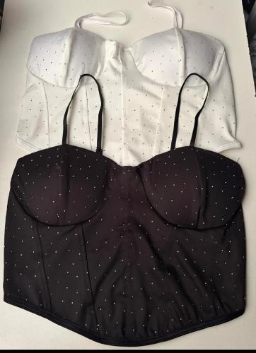 Top Lycra con Stras - Miniatura 2