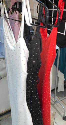 Vestido Lycra con Sstras - Miniatura 3