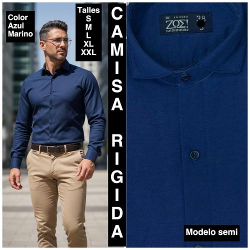 Camisas  Lisas  Rigidas Semi Entalladas