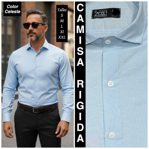 Camisas  Lisas  Rigidas Semi Entalladas - Miniatura 2