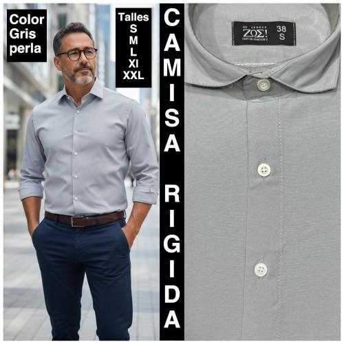 Camisas  Lisas  Rigidas Semi Entalladas - Miniatura 2
