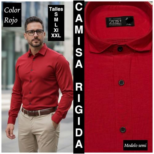Camisas  Lisas  Rigidas Semi Entalladas - Miniatura 4