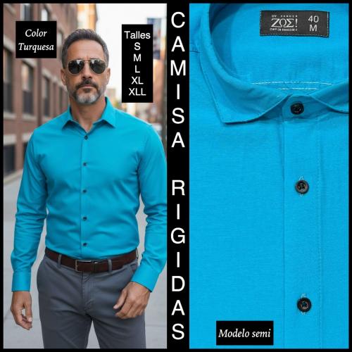 Camisas  Lisas  Rigidas Semi Entalladas - Miniatura 7