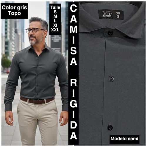 Camisas  Lisas  Rigidas Semi Entalladas