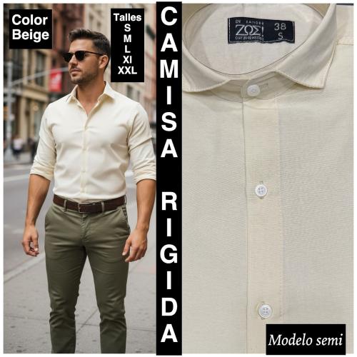 Camisas  Lisas  Rigidas Semi Entalladas - Miniatura 5