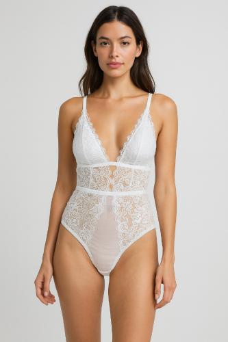 Body Encaje con Escote