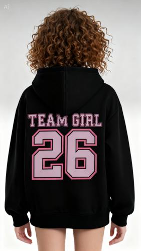 Codigo 302-buzo Oversize con Capucha-frisa Invisible-talles 12-14-16