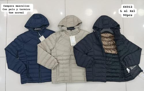 Campera Clasica Termico con Piel