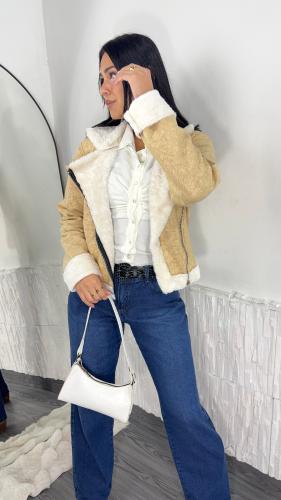 Campera Gamulan con Piel - Miniatura 5