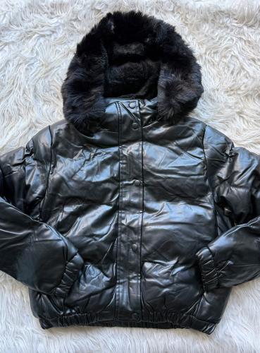 Puffer Engomada con Piel - Miniatura 2
