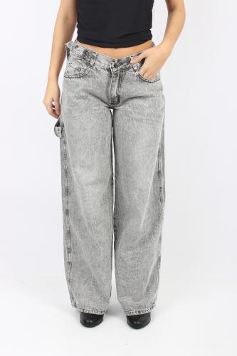 Baggy Carpintero Gris Claro