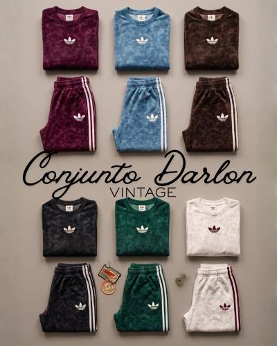 Conjunto Adidas Darlon Vintage