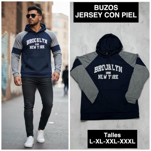 Buzos de Jersey con Piel - Miniatura 3