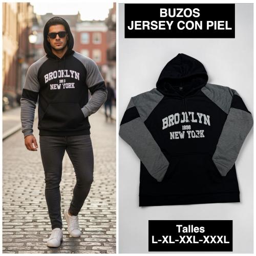 Buzos de Jersey con Piel - Miniatura 4