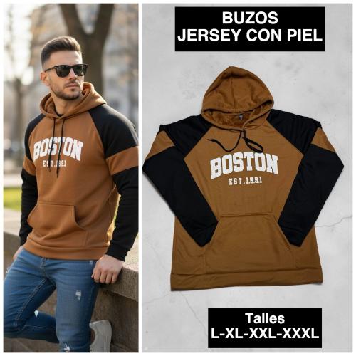 Buzos de Jersey con Piel - Miniatura 3